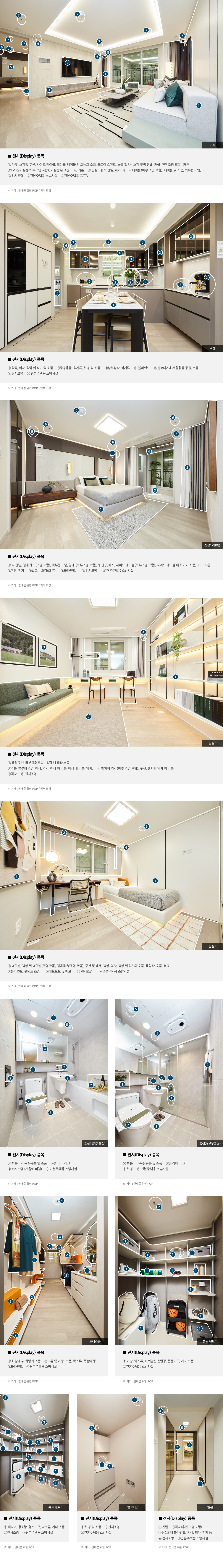 84㎡ 전시품목