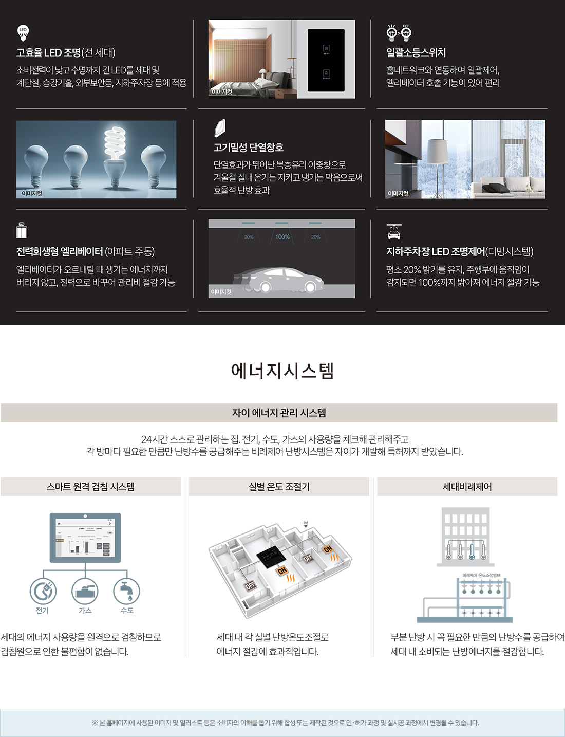 북오산자이 드포레 에너지 시스템 안내